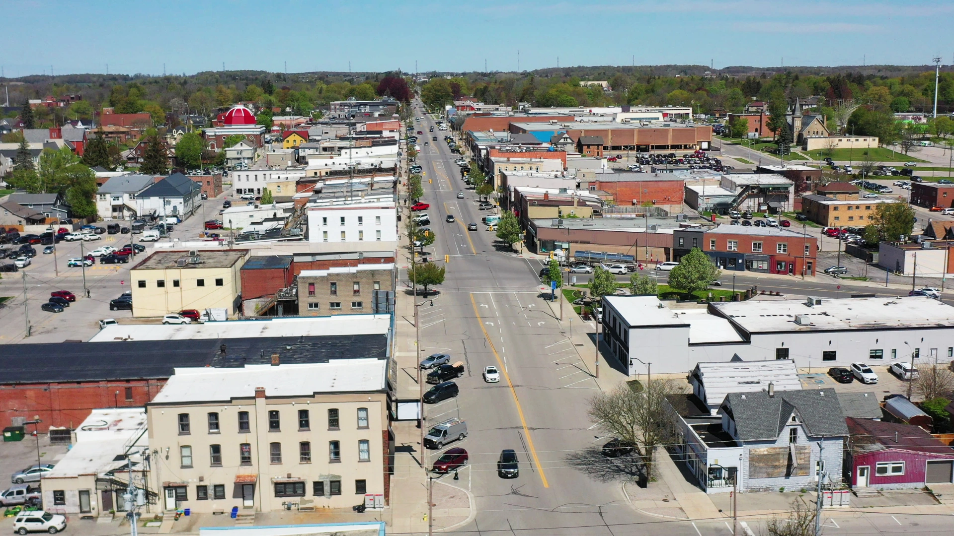 Aerial view of Tillsonburg